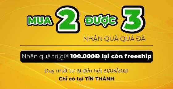 Sale tháng 3 - Mua 2 được 3