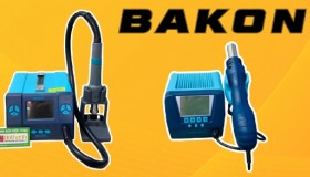 2 máy khò Bakon giúp cắt giảm thời gian sửa điện thoại
