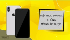 Khắc phục nhanh chóng lỗi iPhone X không mở nguồn được