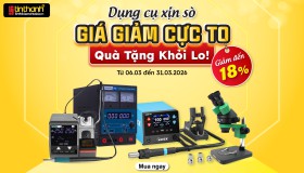 Dụng cụ xịn sò - Giá giảm cực to, quà tặng khỏi lo!