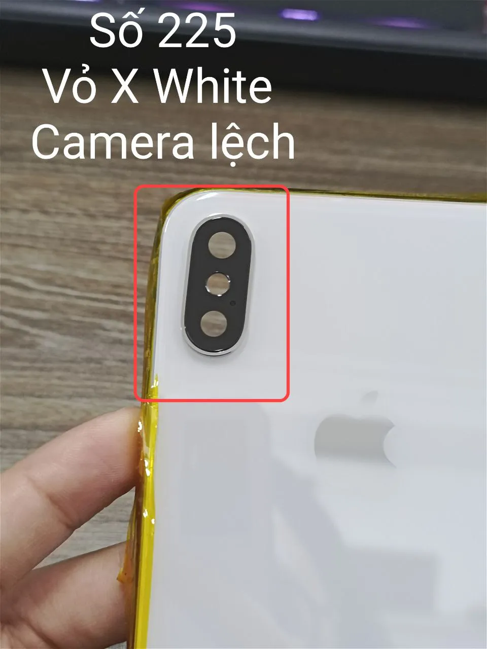 Bộ vỏ iPhone X white (số 225)