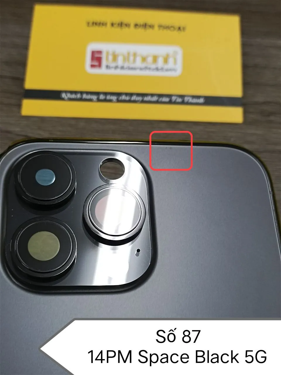 Bộ vỏ iPhone 14 Pro Max Space Black (5G) (số 87)