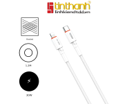 Cáp sạc Type C to Lightning (1.2m 30W) White CB4033C-I - REXON