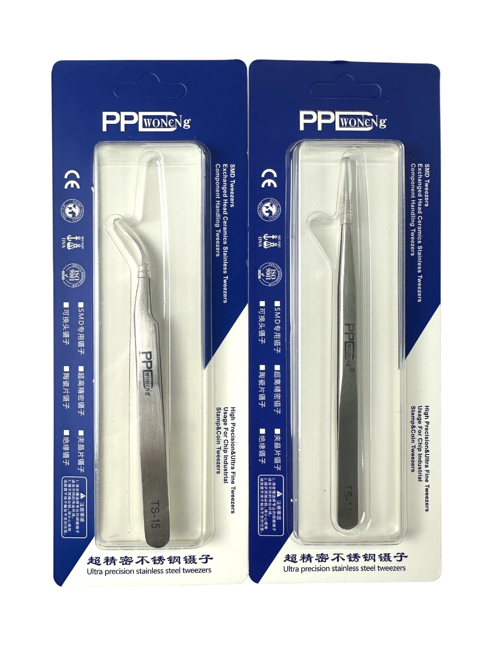 Nhíp thẳng TS-11 PPD / cong TS-15 PPD