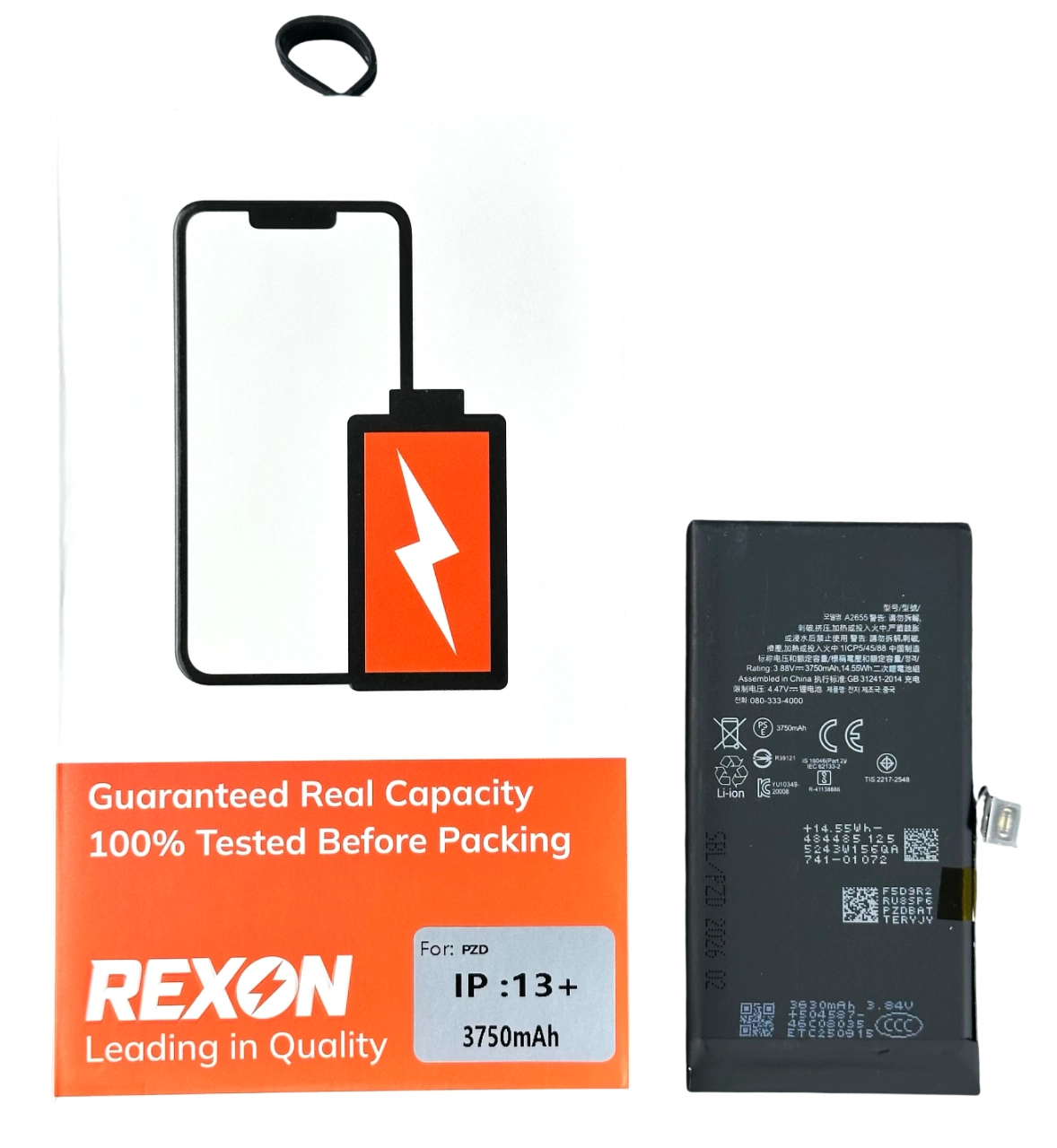 Pin iPhone 13 dung lượng siêu cao - REXON  (Chạy chuẩn đoán)
