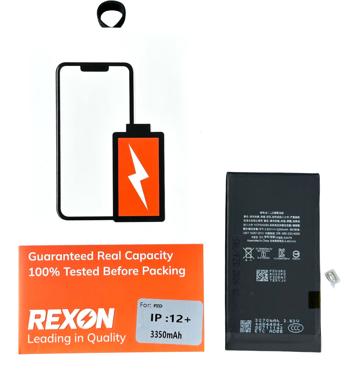 Pin iPhone 12 dung lượng siêu cao - REXON  (Chạy chuẩn đoán)