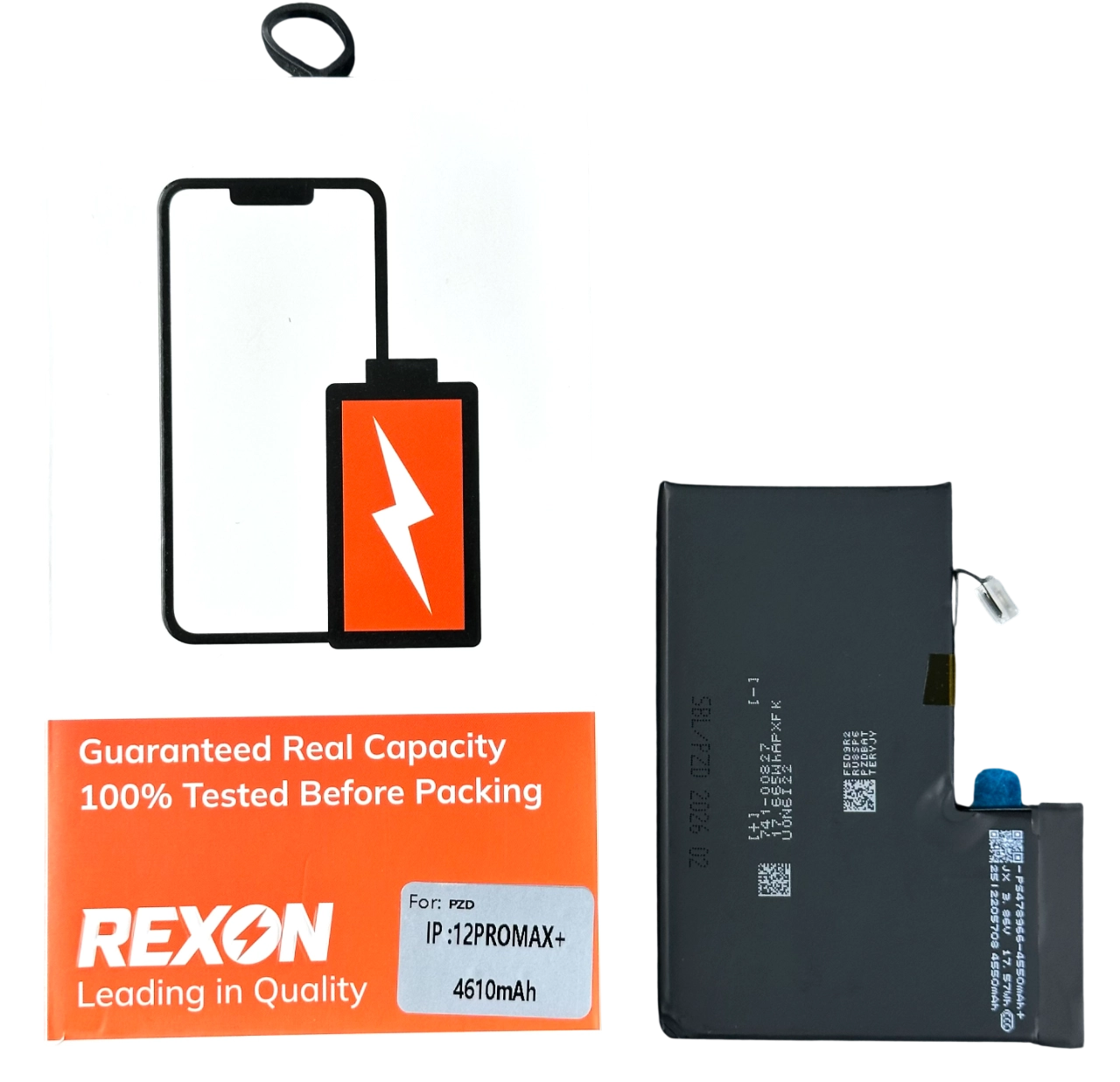 Pin iPhone 12 Pro Max dung lượng siêu cao - REXON  (Chạy chuẩn đoán)