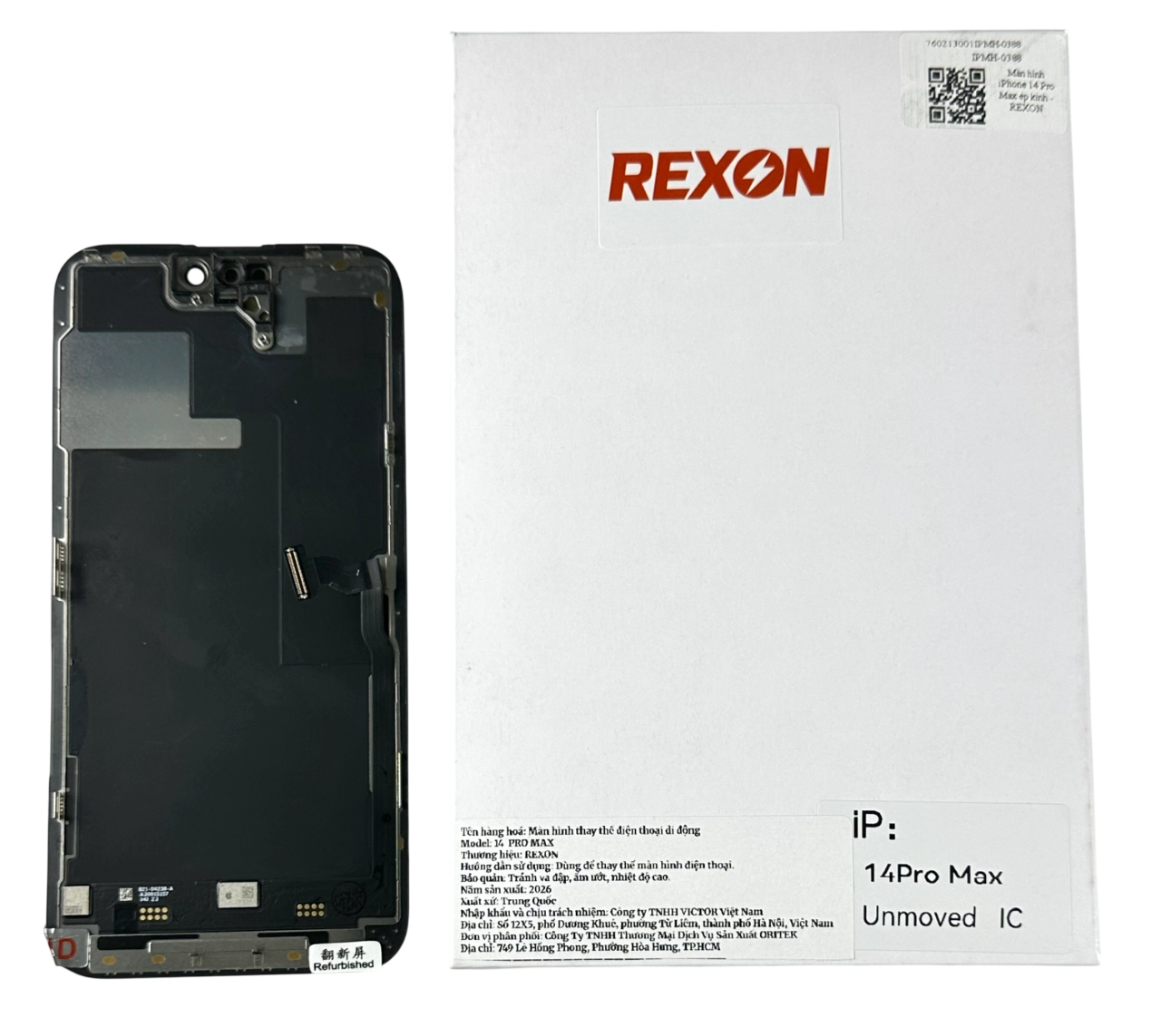 Màn hình iPhone 14 Pro Max ép kính - REXON