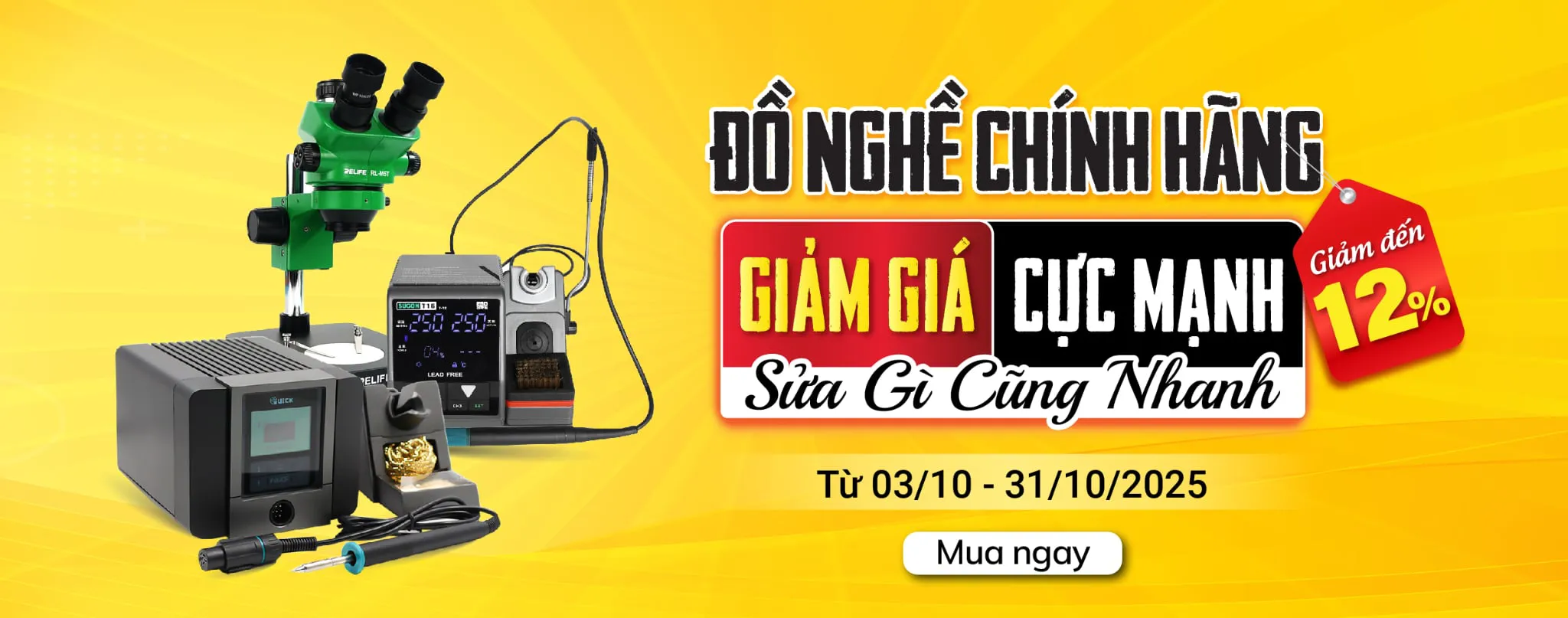 Đồ nghề chính hãng - Giảm giá cực mạnh, sửa gì cũng nhanh!