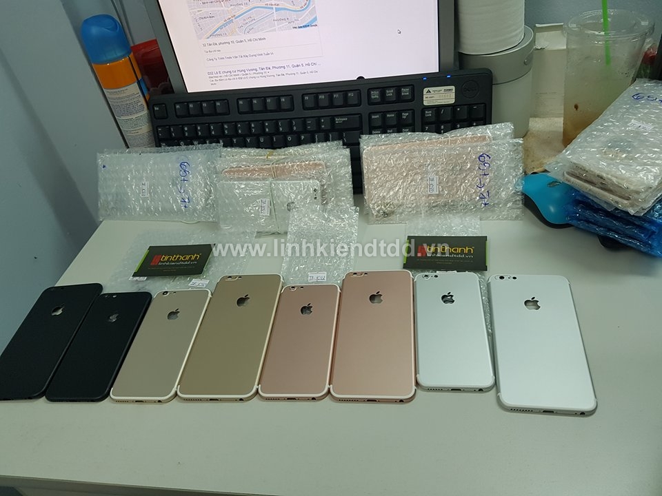 Lưng 6S giả iPhone 7 silver