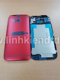 Bộ vỏ HTC One / M8 đỏ
