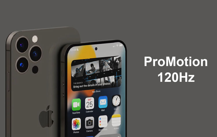 Màn hình ProMotion 120Hz xuất hiện trên iPhone 14