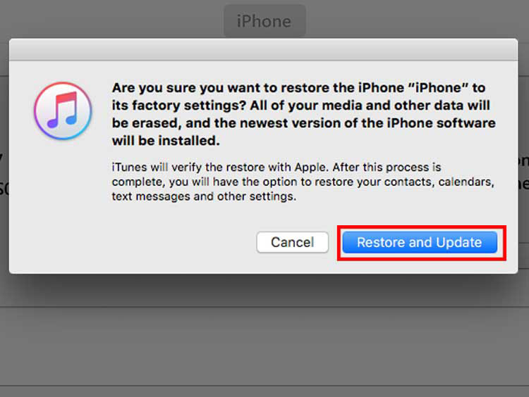cập nhật iOS để khắc phục iPhone 11 Pro Max bị sọc màn hình