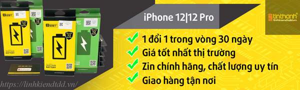 Chính sách mua pin iPhone 12 | 12 Pro dung lượng cao tại Tín Thành