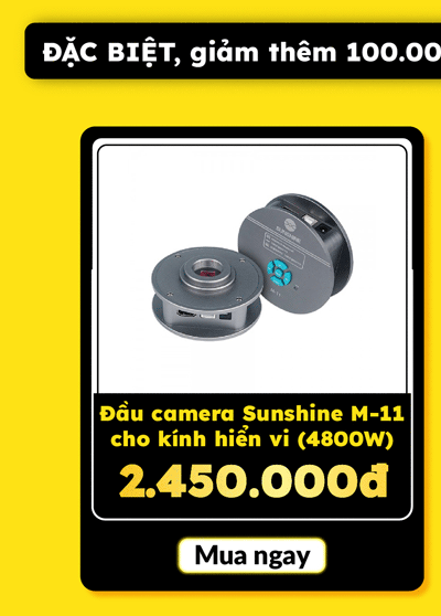 Đầu camera Sunshine M-11 cho kính hiển vi (4800W)