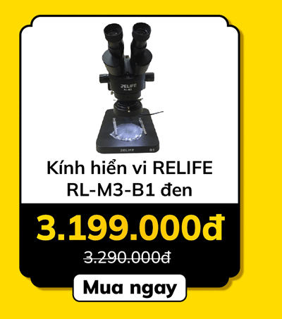 Kính hiển vi RELIFE RL-M3-B1 đen