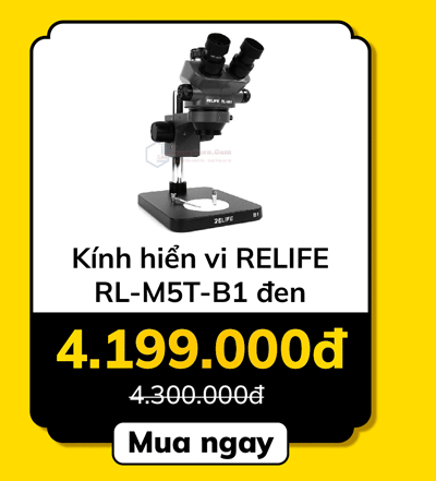 Kính hiển vi RELIFE RL-M5T-B1 đen