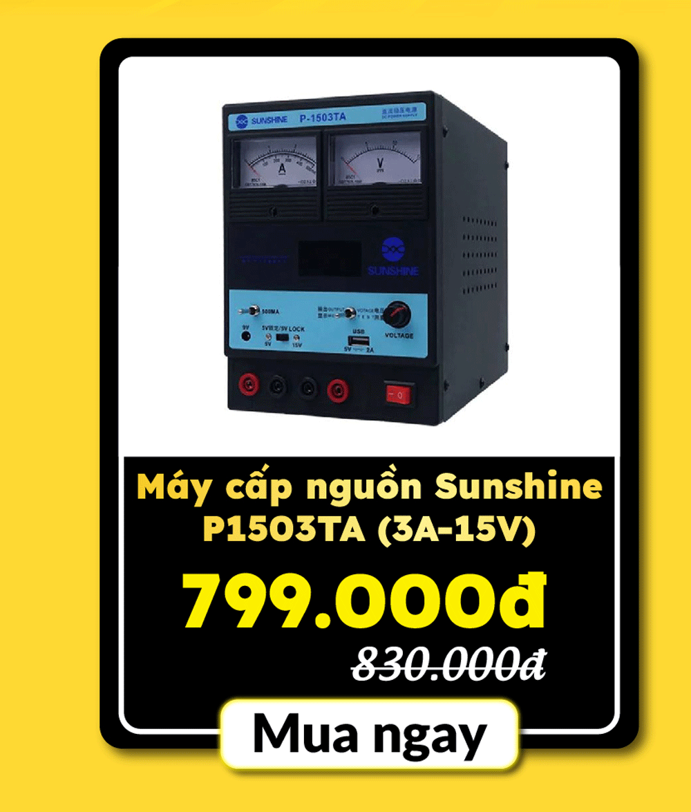 Máy cấp nguồn Sunshine P1503TA