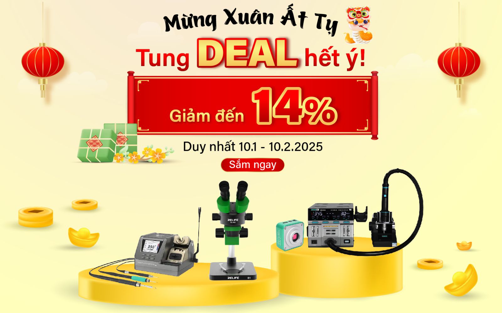 Tết Ất Tỵ - Tung deal hết ý