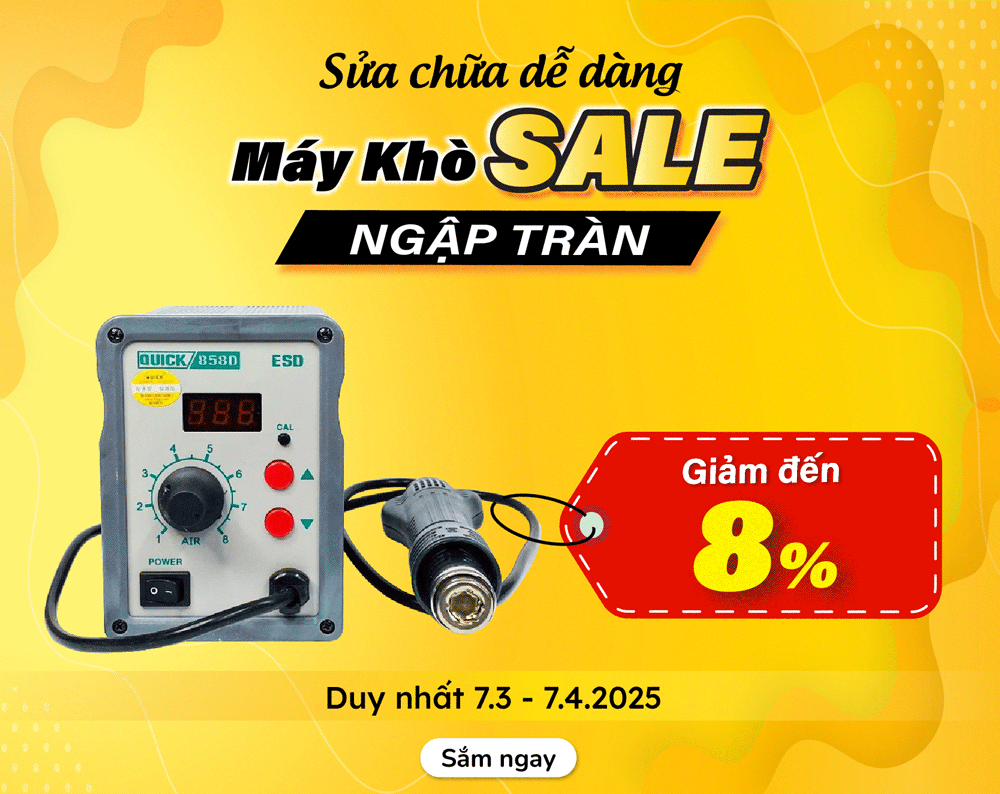 máy khò sale ngập tràn