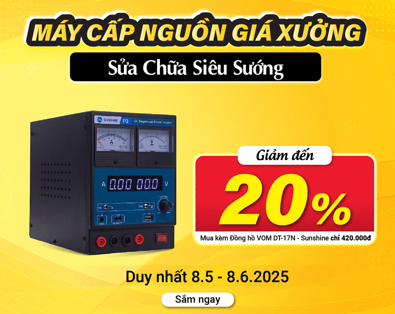 máy cấp nguồn xịn ngất ngây