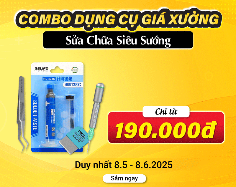 combo dụng cụ xịn ngất ngây