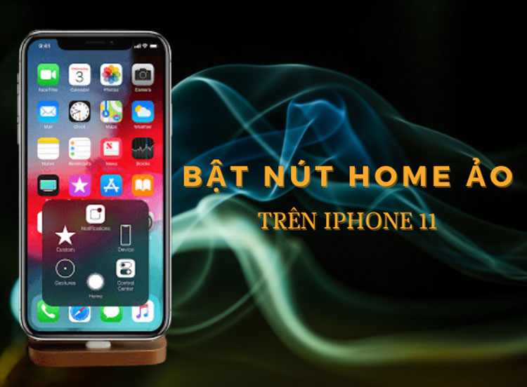 bat nut home tren iphone 11