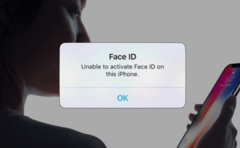 Face ID không định vị được khuôn mặt 2