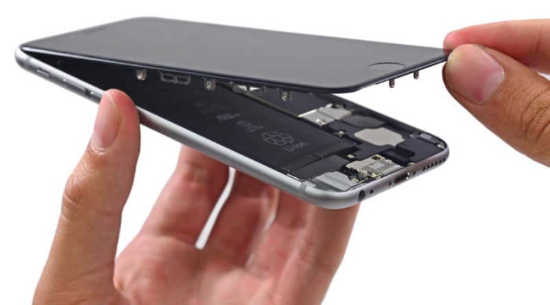 iPhone 7 Plus bị đen góc màn hình 5