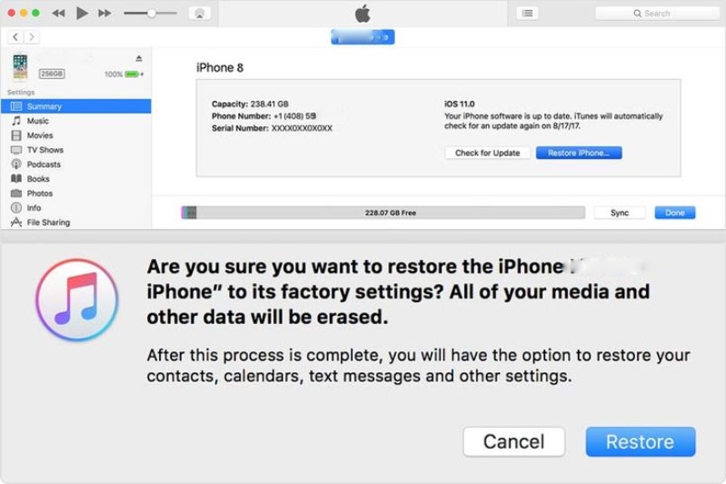 iPhone 8 bị đơ màn hình 4