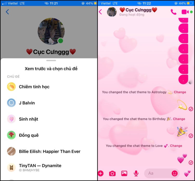 Thay đổi hình nền Messenger trên iPhone giúp cho bạn có được trải nghiệm cá nhân hơn với chiếc điện thoại của mình. Có rất nhiều hình ảnh đẹp và ý nghĩa để bạn lựa chọn, từ trái tim, cặp đôi đến những khu rừng xanh mát. Với vài cú nhấp chuột đơn giản, bạn sẽ có ngay bức ảnh nền độc đáo cho chiếc iPhone của mình.